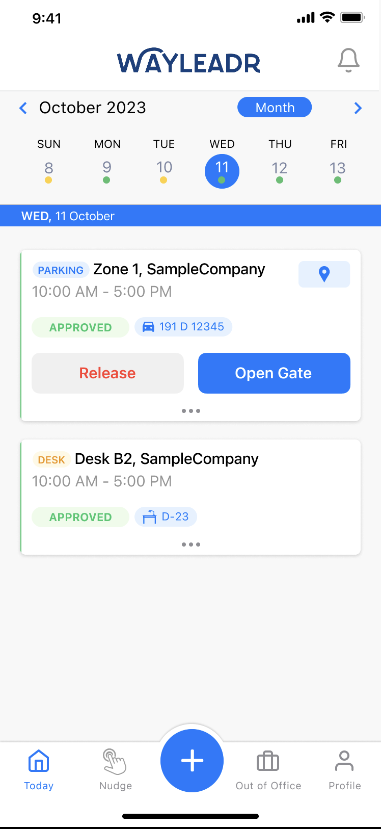 Mobile dashboard screenshot