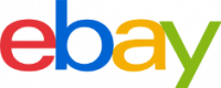 EBay logo with lowercase letters: "e" in red, "b" in blue, "a" in yellow, "y" in green.